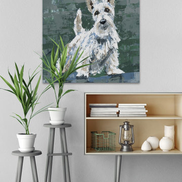 "Ready to Go Out" Painting Print on Wrapped Canvas