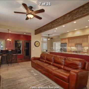 Before Family Room Knoll Ct Re-design