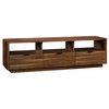 Pemberly Row Engineered Wood TV Stand for TVs up to 70" in Grand Walnut