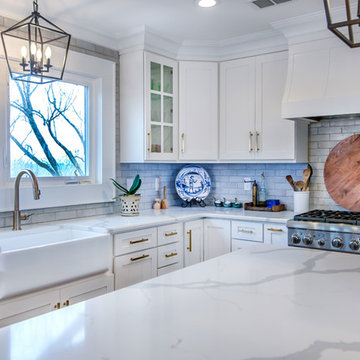 Mix & Match cabinet choices create budget friendly remodel