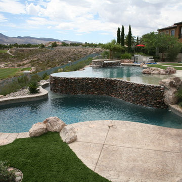 Negative Edge & Perimeter Overflow Pools in Las Vegas, Poolscapes LLC