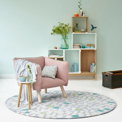 Fluttery Circular Rugs 4205 03 by Esprit - Rugs