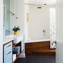 qtrsawn walnut bathrooms