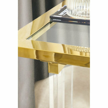 Modern Coffee Tables with Lucite Acrylic Legs
