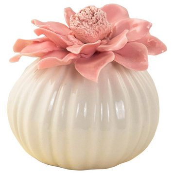 Vaco Porcelain Peony Fragrance Diffuser, Pink
