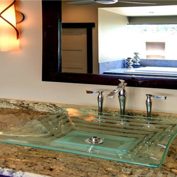 DESIGNER GLASS SINKS