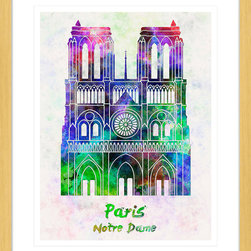 Bonjour Paris Collection - Framed Wall Art (BON01) - Kids Wall Decor