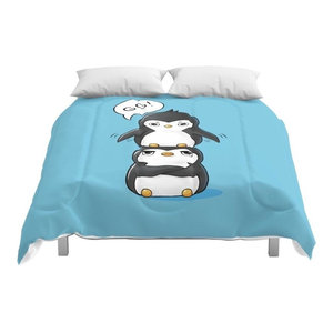 Penguin Comforter Beach Style Comforters And Comforter Sets