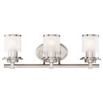 Designers Fountain - Designers Fountain 6693-SP Essence - 3 Light Bath Vanity - Shade Included: Yes  Dimable: YEssence 3 Light Bath Satin Platinum Sand/UL: Suitable for damp locations Energy Star Qualified: n/a ADA Certified: n/a  *Number of Lights: Lamp: 3-*Wattage:100w Medium Base bulb(s) *Bulb Included:No *Bulb Type:Medium Base *Finish Type:Satin Platinum