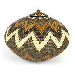 Ilala Weavers - Zulu Wedding Basket, OS-06, Ilala Weavers - Baskets