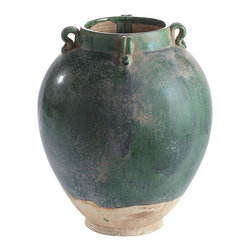 Emerald City Pot - Chinese - Indoor Pots And Planters