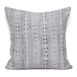 Shibori Cushion City Scape Day Charcoal - Decorative Cushions