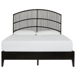 Universal Furniture - Universal Furniture Getaway Coastal Living Blackadore Caye Bed, Queen - Bold in tone yet airy in silhouette, the Blackadore Caye Bed introduces the edgier side of coastal flair to bedroom spaces with an open-air style headboard in a contemporary black finish.