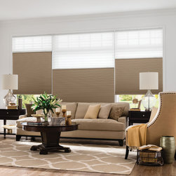 Cellular Shades, Top-Down Bottom-Up Shades - Window Treatments