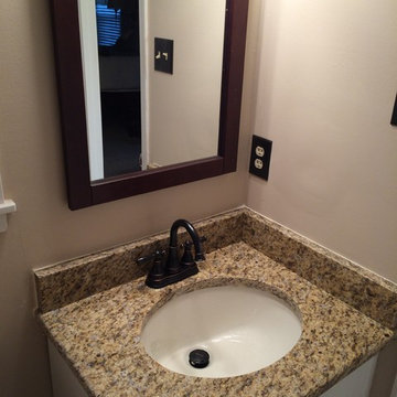 St. Cecilia Granite Vanity Remodel 1/2 Bath
