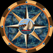 compass rose floor