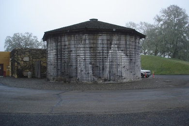 Water tank as source of reclaimed lumber