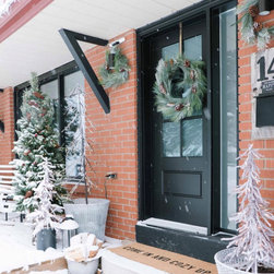 Masonite VistaGrande Flush-Glazed 3/4 Lite 6 Lite fiberglass door - Front Doors
