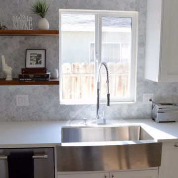 An affordable, modern and open IKEA kitchen design in Los Angeles