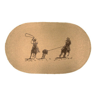 Team Roper Jute Rug - Southwestern - Area Rugs - by HiEnd Accents | Houzz