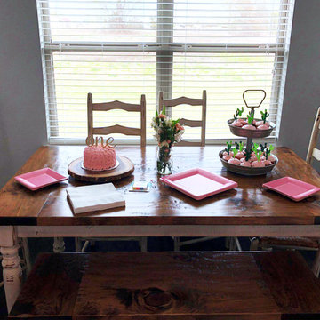 Six-Person Classic Farmhouse Table Set