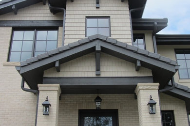 Example of an exterior home design in Denver