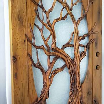 Old Dead Tree Carved