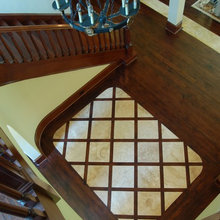 tile wood inlay