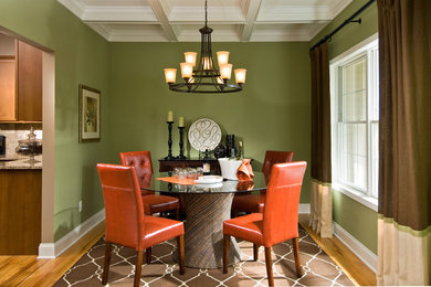 Inspiration for a contemporary dining room remodel in Boston