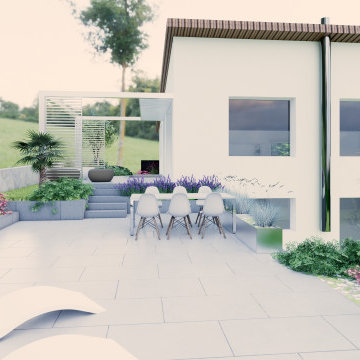 Wohnzimmer im Freien