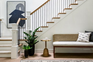 Transitional home design photo in Seattle