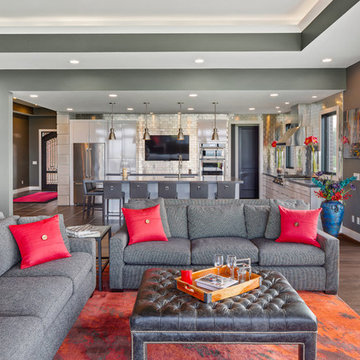 A Custom Contemporary One Story Home In Madeira, Ohio