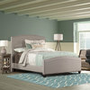 Kerstein Dove Gray Full Complete Bed With Rails