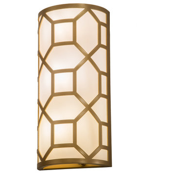 8 Wide Cilindro Mosaic Wall Sconce