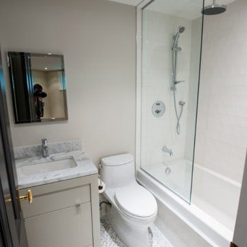 Main Bathroom, Shower Ideas, Contemporary Design, Mosaic Floor Tiles