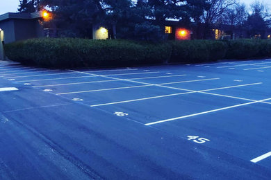 Ladner parking paving and line painting