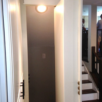 Hidden Bookshelf Door & Storage Cabinet