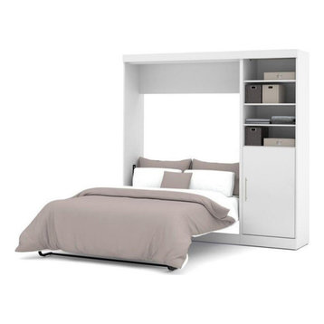 Atlin Designs 84" Full Wall Bed Set in White