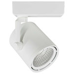 JESCO Lighting Group - JESCO 1-Light COB LED H Track Head Fixture 60 Degree Beam Angle 3000K, White - JESCO 1-Light COB LED H Track Head Fixture 60 Degree Beam Angle 3000K in White. 3773 Lumens. COB (Chips on Board) LED technology. High performance with low power consumption. Replaces up to a 70W Metal Halide fixture. 330 degrees horizontal, 90 degrees vertical aim adjustment. Die-cast aluminum housing with Powder coat paint. 3-step MacAdam ellipse color control. Dimming: 10-100%, ELV and TRIAC. Aluminum. cETLus. Dry Location. 120V Input Voltage. Bulb included. H-Type Compatible - Track lighting