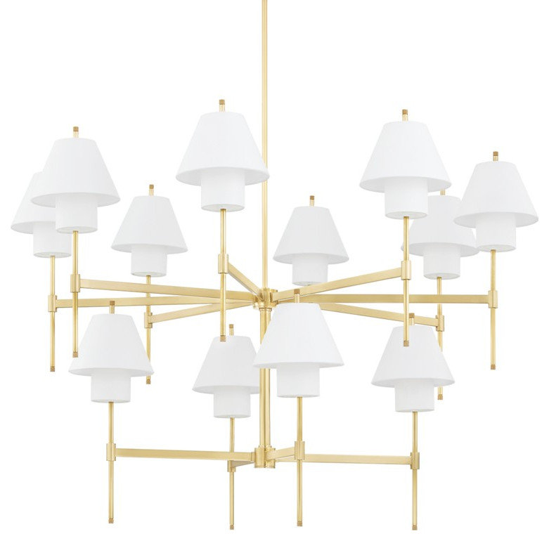 Hudson Valley Glenmoore 12 Light Chandelier - Transitional ...