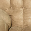 Soft Suede Taupe Contemporary Rocker Recliner