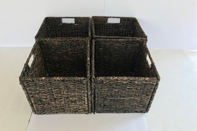 Handmade Corn Husk Baskets set