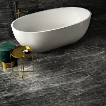 Cosmic Black Bathroom