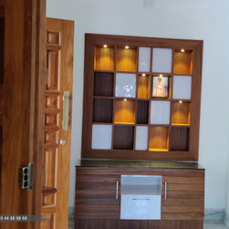 Home Interior Designers In Thalassery | Completed Project @ Kannur - Wall & Shelf Brackets
