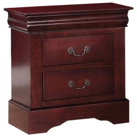 ACME Furniture Louis Philippe III Nightstand in Cherry