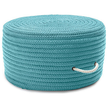 Colonial Mills Pouf Simply Home Solid Pouf Turquoise Round
