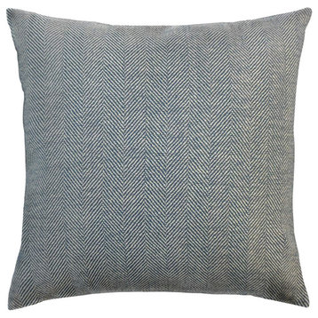 The Pillow Collection Gray Felton Throw Pillow, 18"