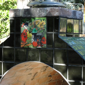The Eisan Family Wood Fired Brick Pizza Oven in California