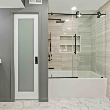 Sterling Basement Transformed into Cozy and Functional Primary Suite