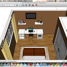 SketchUp Bedroom Tour